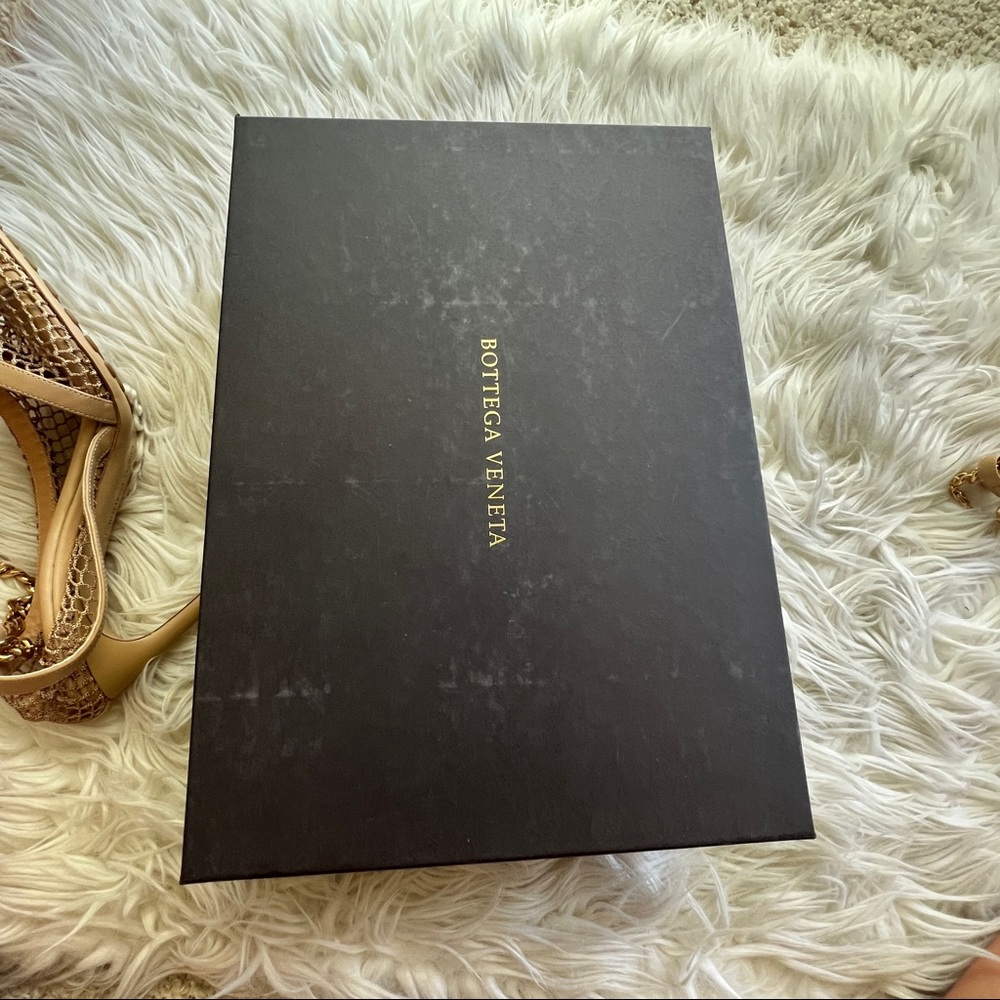 Bottega Veneta Tan Nude Mesh d’Orsay Stiletto Pumps - As Seen on Hailey Beiber - Picture 14 of 15